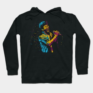 Singer Man Colorful Abstract Hoodie